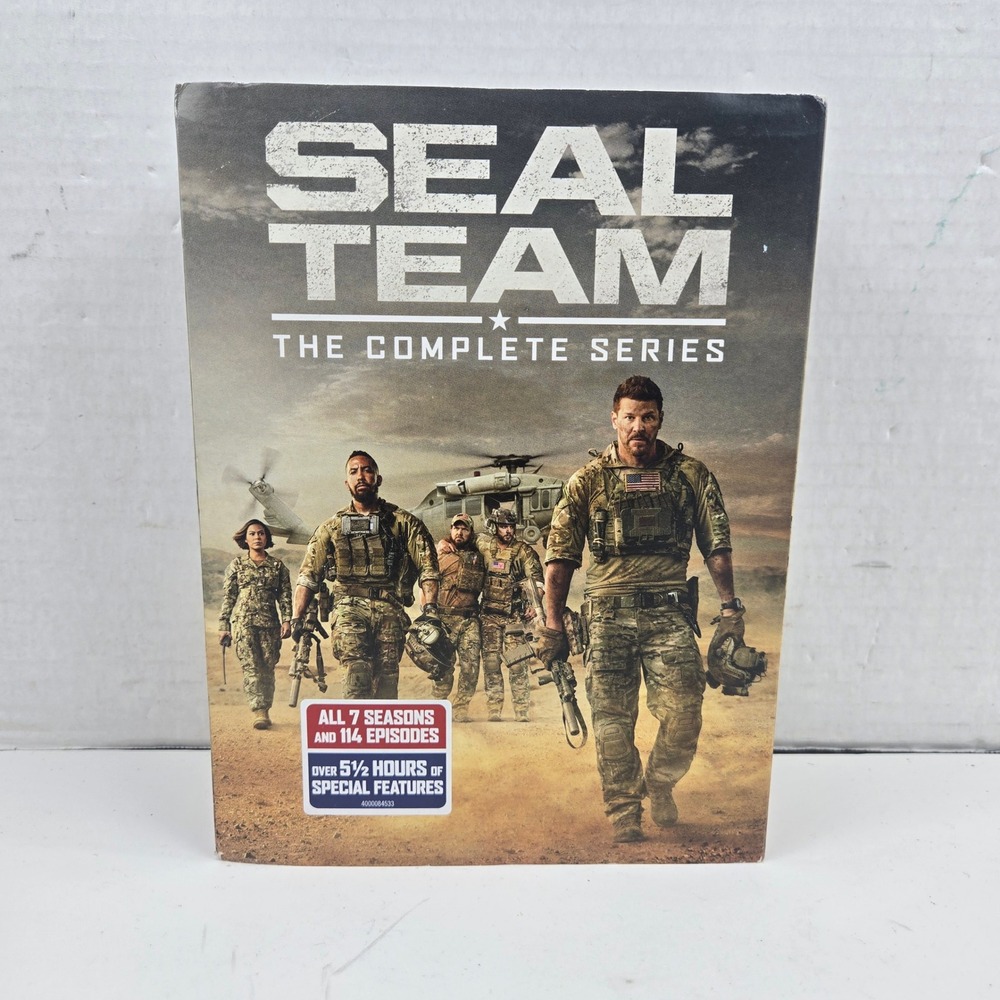 Paramount Seal Team The Complete Series Seasons 1-7 DVD Box Set New All 114 Ep